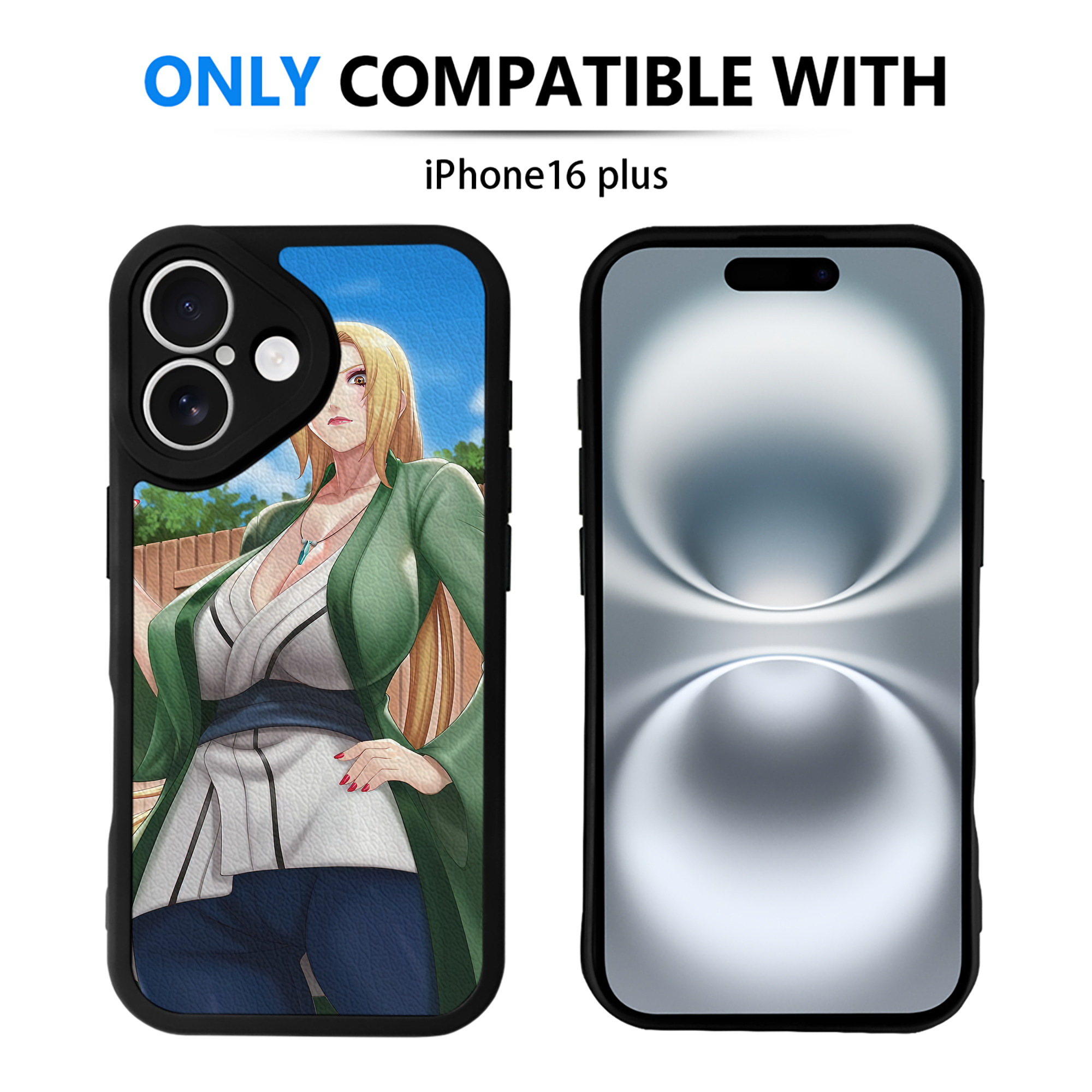 （画像用） NARUTO -ナルト- NARUTO -ナルト- 疾風伝 【iPhone 16シリーズ対応】シリコンスマホケース（レザー調） 材質：シリコン